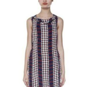 Marc by Marc Jacobs Silk Geometric Print Sheath Dress